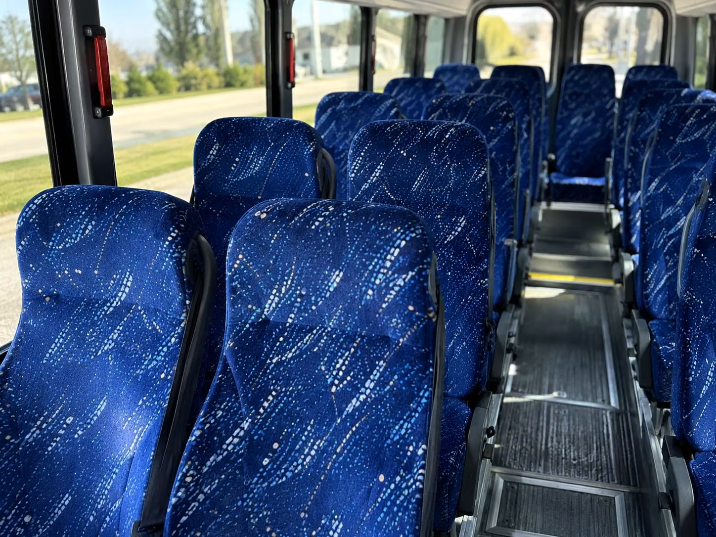 15 passenger minibus inside