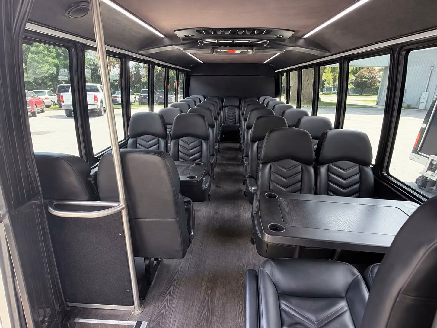 18 passenger minibus interior