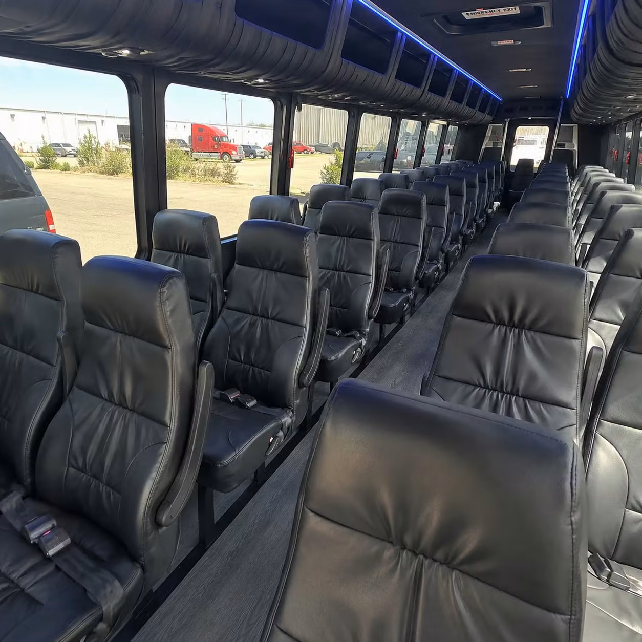 30 passenger minibus interior