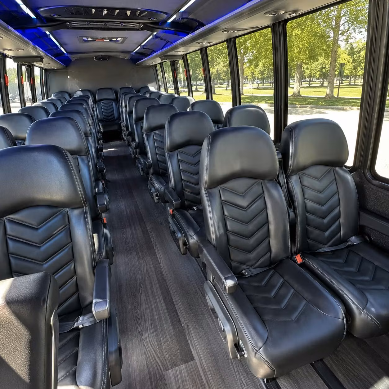 35 passenger minibus interior