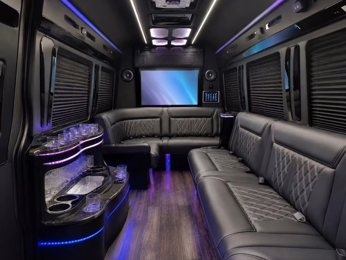 bus rental options for pleasanton trips