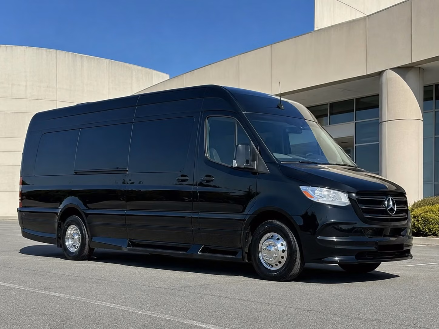 pleasanton sprinter van rental with driver