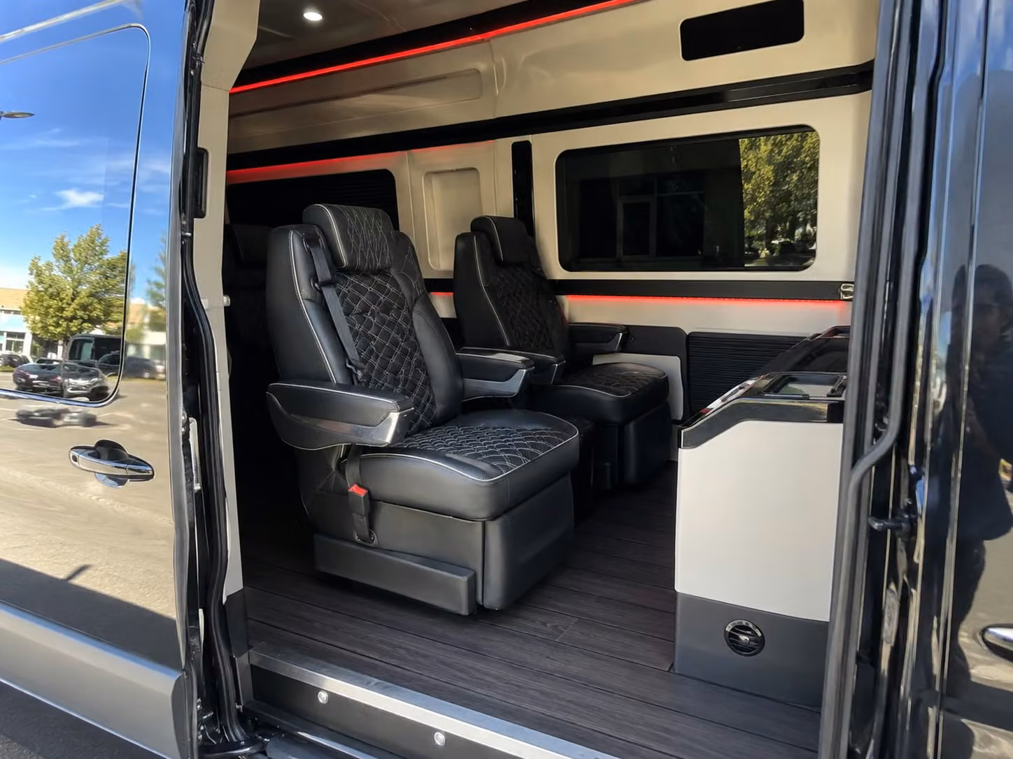 sprinter van with driver interior